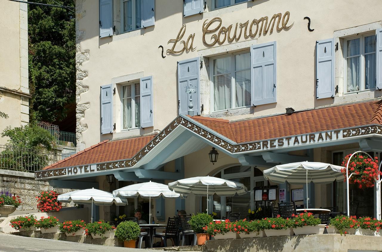 La Couronne Hotel Jougne Exterior foto