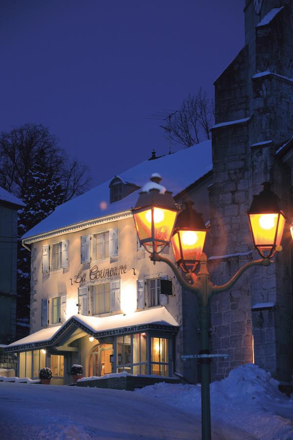 La Couronne Hotel Jougne Exterior foto